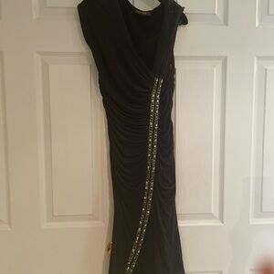 Roberto Cavalli  Black dress with gem accents